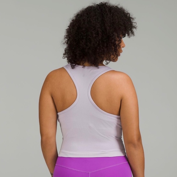 Lululemon Ebb to Street Crop Tank “Faint Lavender” NWT - Picture 4 of 10